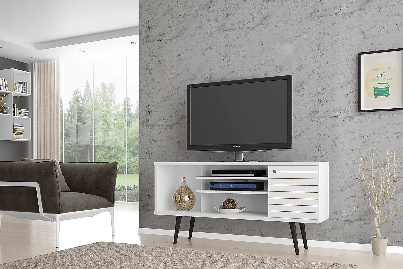 GuemesIWhite53.5in.Console 2 GuemesIWhite53.5in.Console