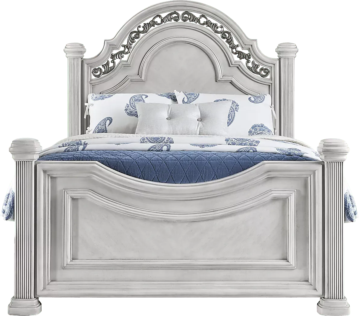 GallagherAvenueWhite5PcKingPanelBedroom 2 GallagherAvenueWhite3PcKingPanelBed