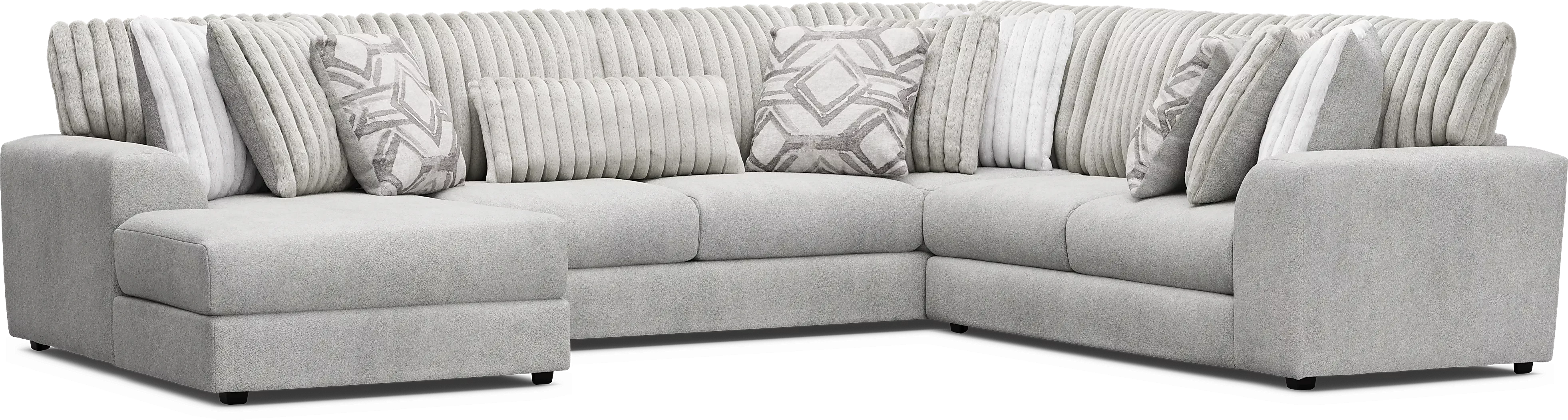 MoreauStreet6PcLivingRoomSet 2 MoreauStreet3PcLeftArmChaiseSectional