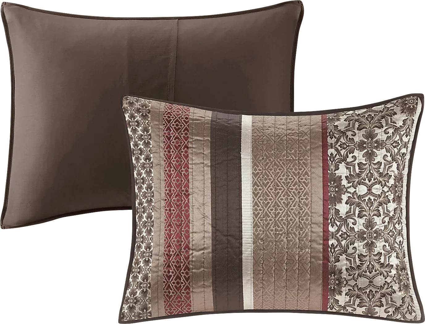 HuxleyRed5PcKingCoverletSet 2 HuxleyRed5PcKingCoverletSet