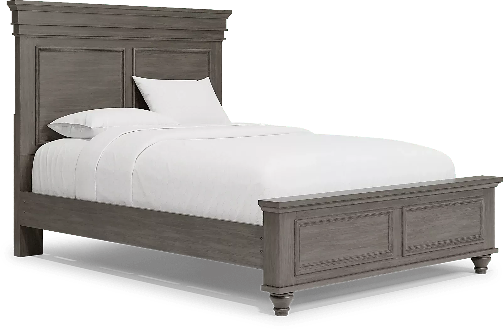 LakeTownGray3PcKingPanelBed 1 LakeTownGray3PcKingPanelBed