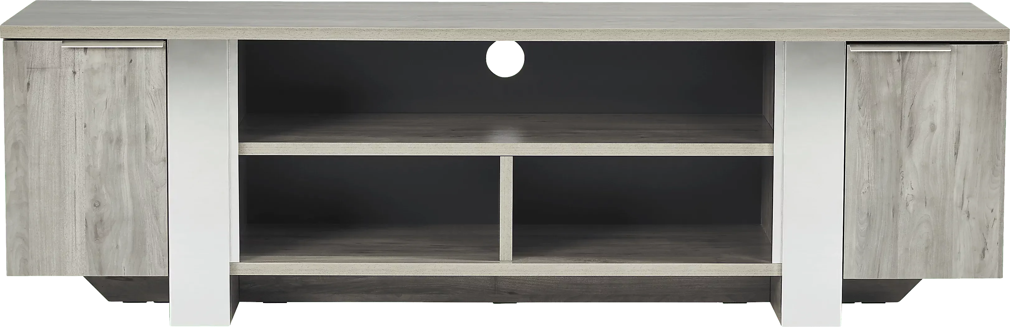 HeatherviewGray79in.Console 1 HeatherviewGray79in.Console