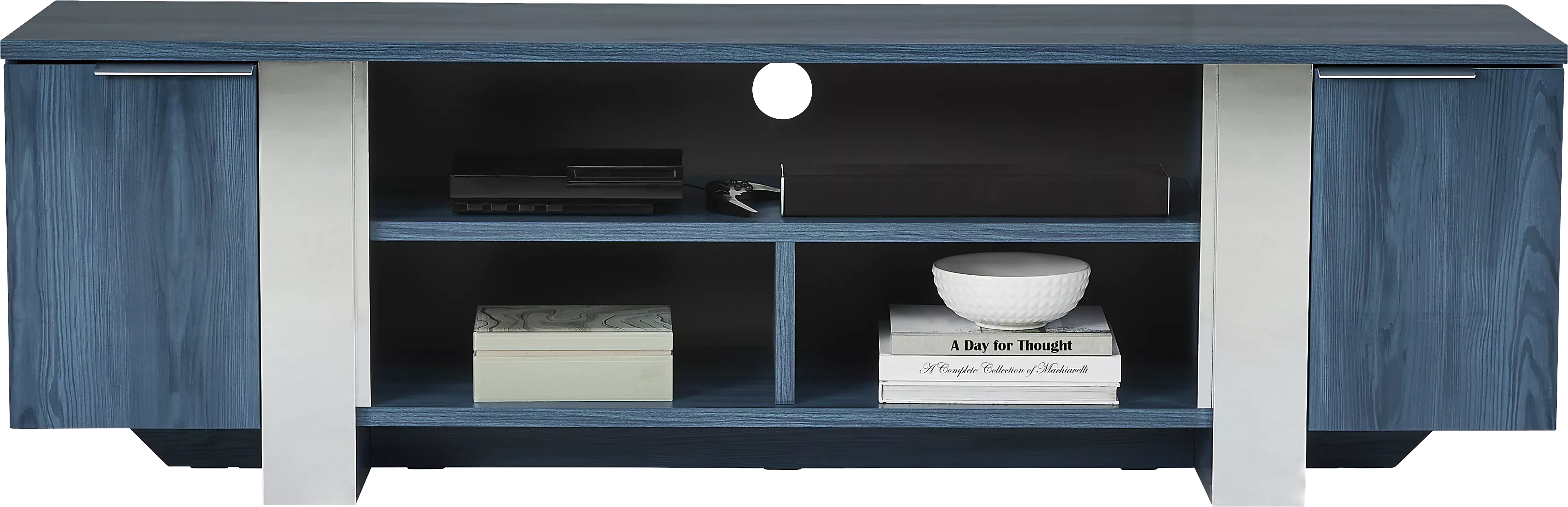 HeatherviewBlue79in.Console 2 HeatherviewBlue79in.Console