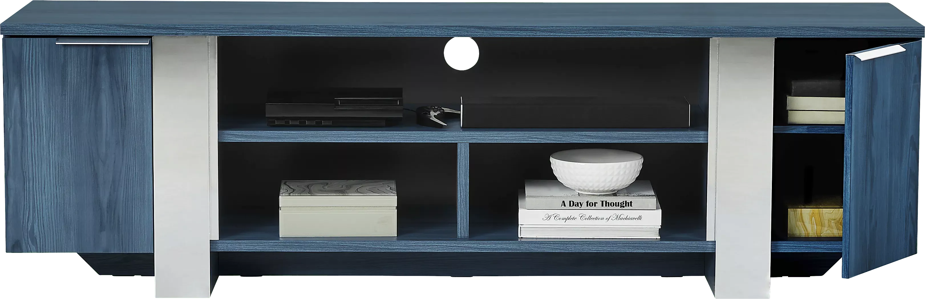 HeatherviewBlue79in.Console 3 HeatherviewBlue79in.Console