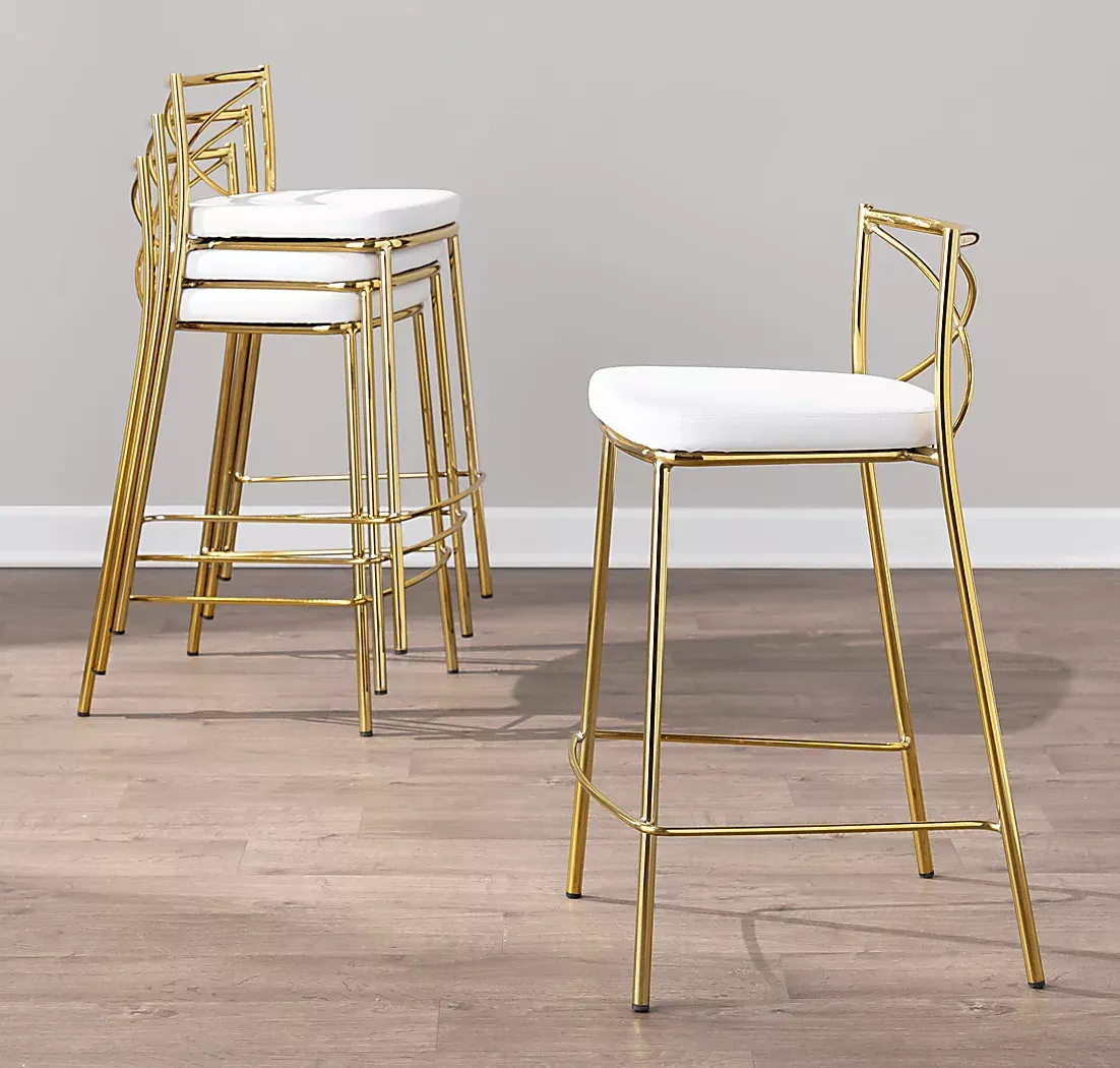 PrienwoodWhiteCounterHeightStool,Setof2 7 PrienwoodWhiteCounterHeightStool,Setof2