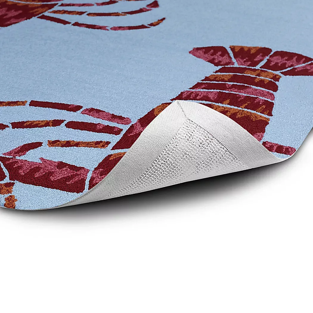 LobsterBayBlue5'x7'6Indoor/OutdoorRug 2 LobsterBayBlue5'x7'6Indoor/OutdoorRug