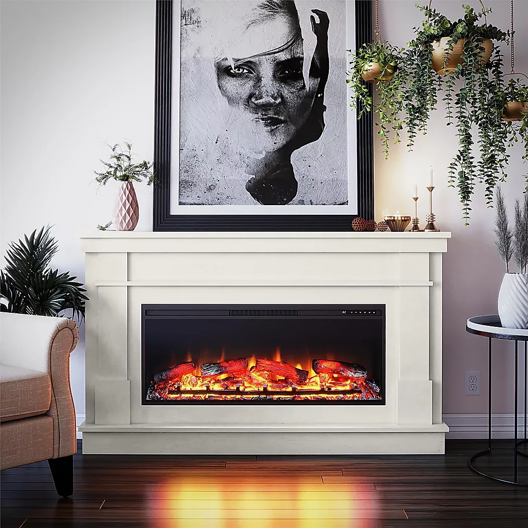 AltildeWhite64in.ConsolewithElectricFireplace 2 AltildeWhite64in.ConsolewithElectricFireplace