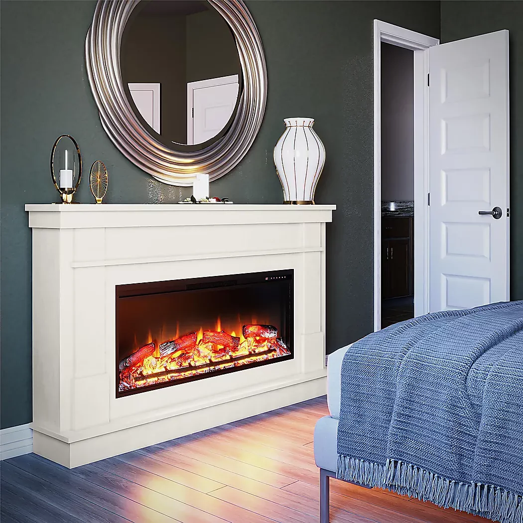 AltildeWhite64in.ConsolewithElectricFireplace 3 AltildeWhite64in.ConsolewithElectricFireplace