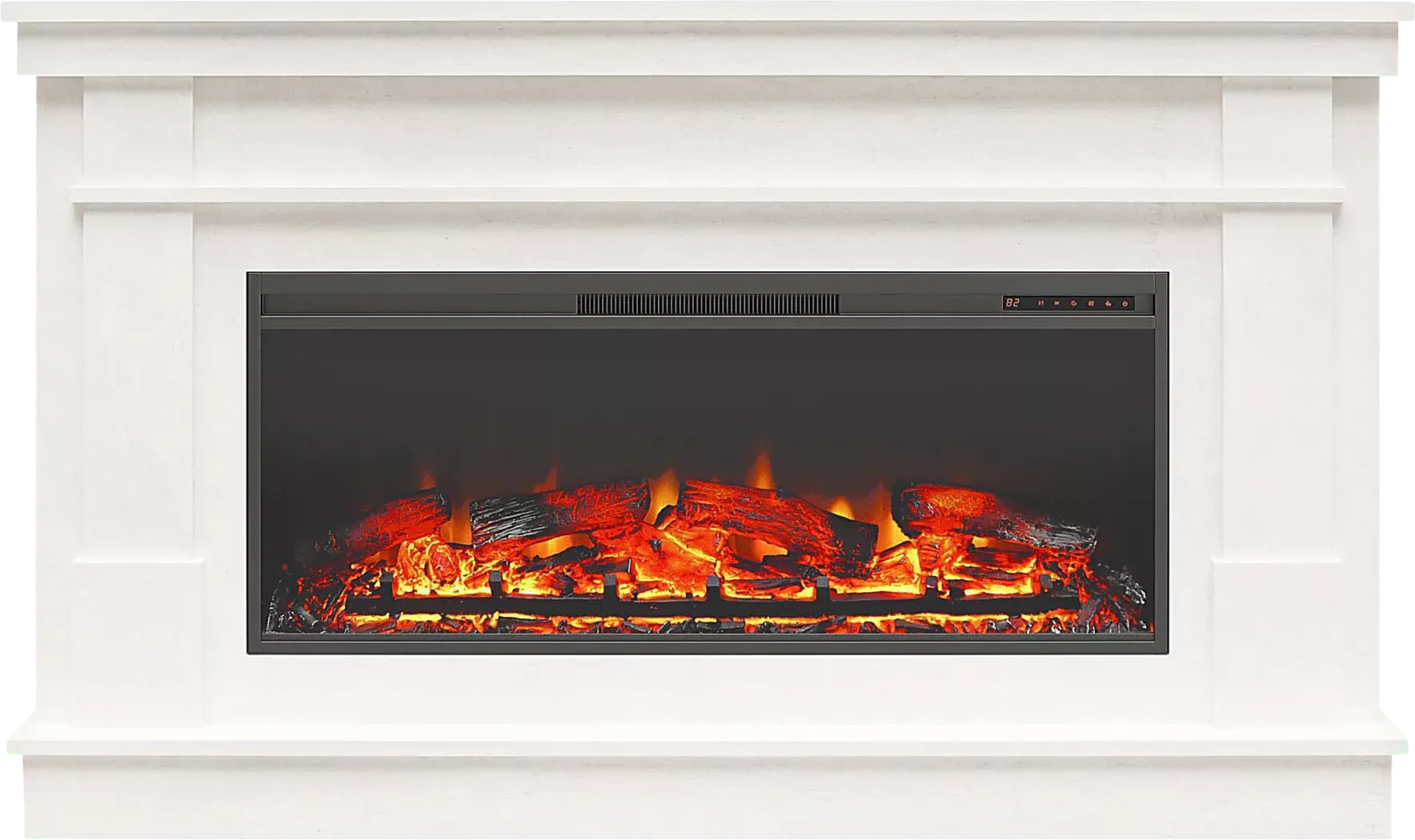 AltildeWhite64in.ConsolewithElectricFireplace 4 AltildeWhite64in.ConsolewithElectricFireplace
