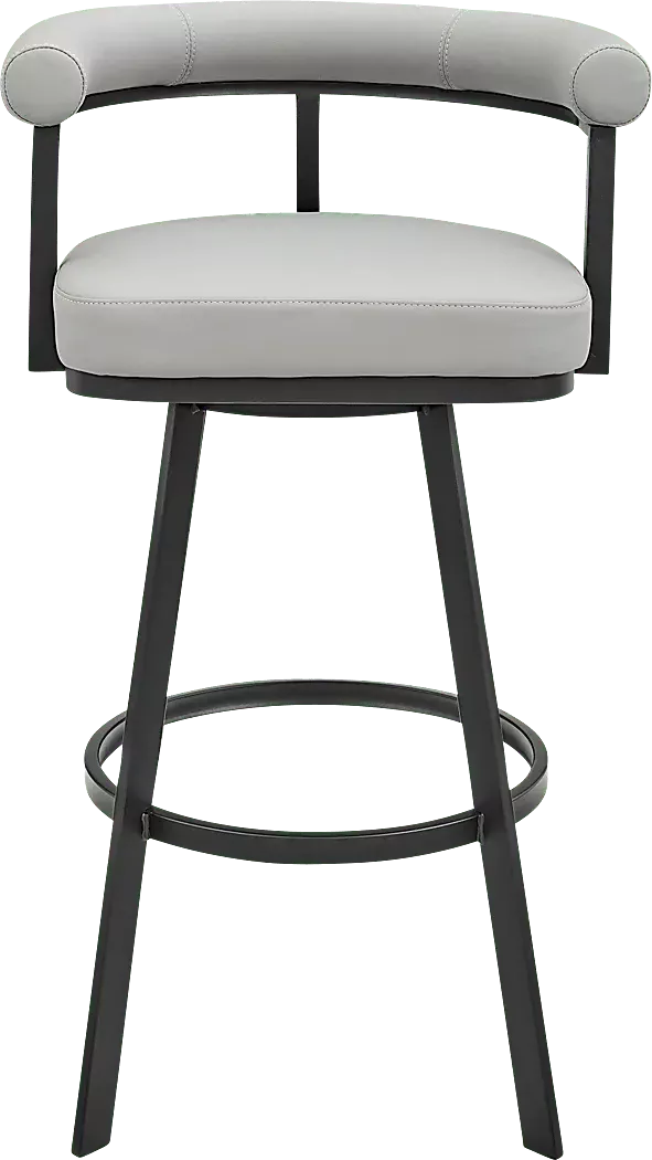 SalaignacLightGraySwivelBarstool 3 SalaignacLightGraySwivelBarstool