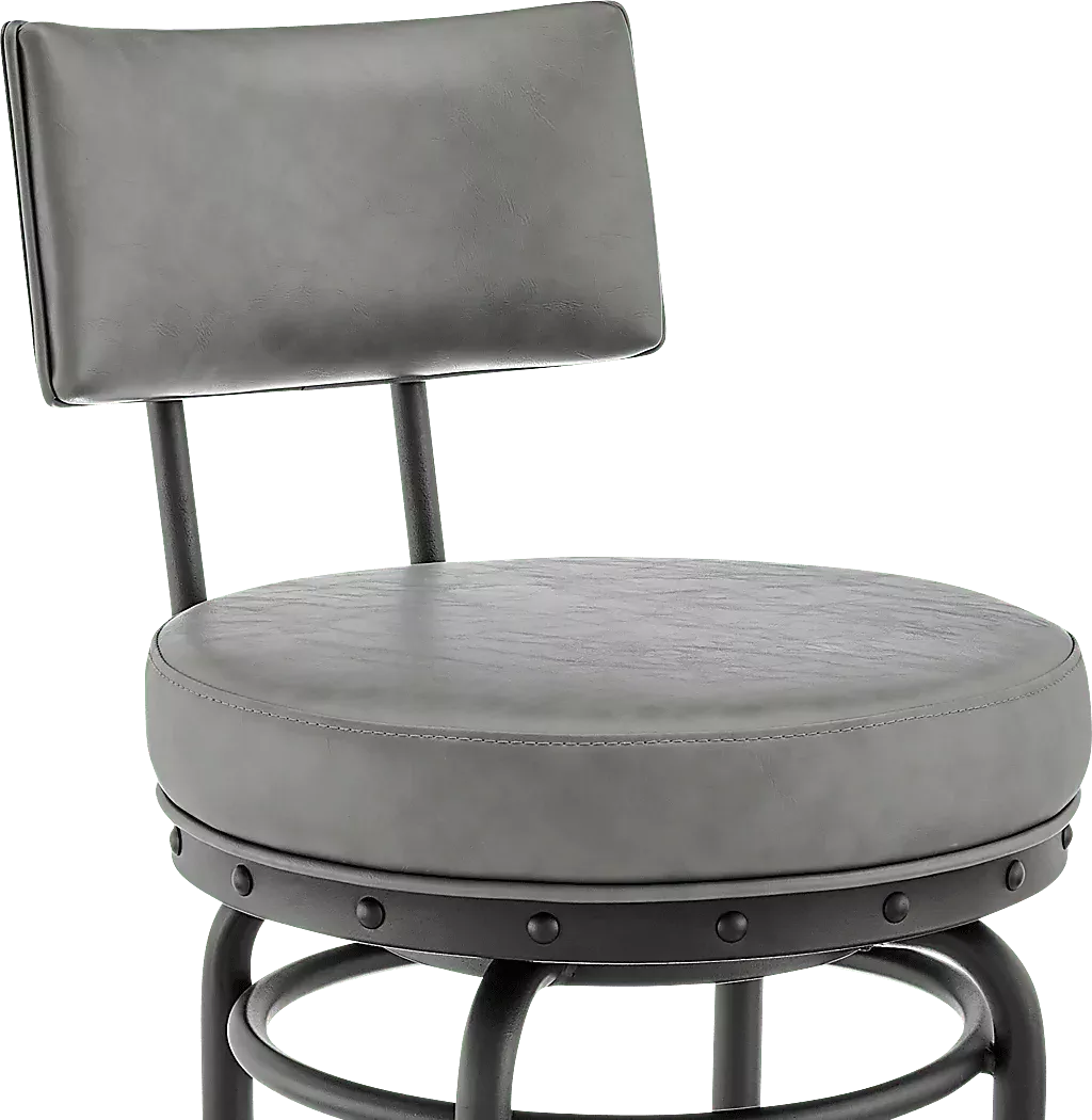 GallaherGraySwivelCounterStool 7 GallaherGraySwivelCounterStool