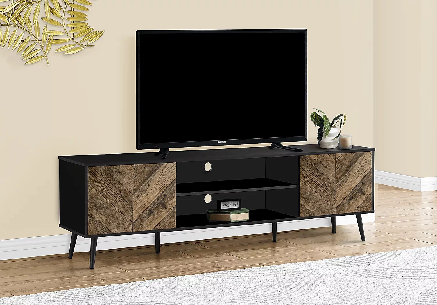 RougemontBlack72in.Console 2 RougemontBlack72in.Console