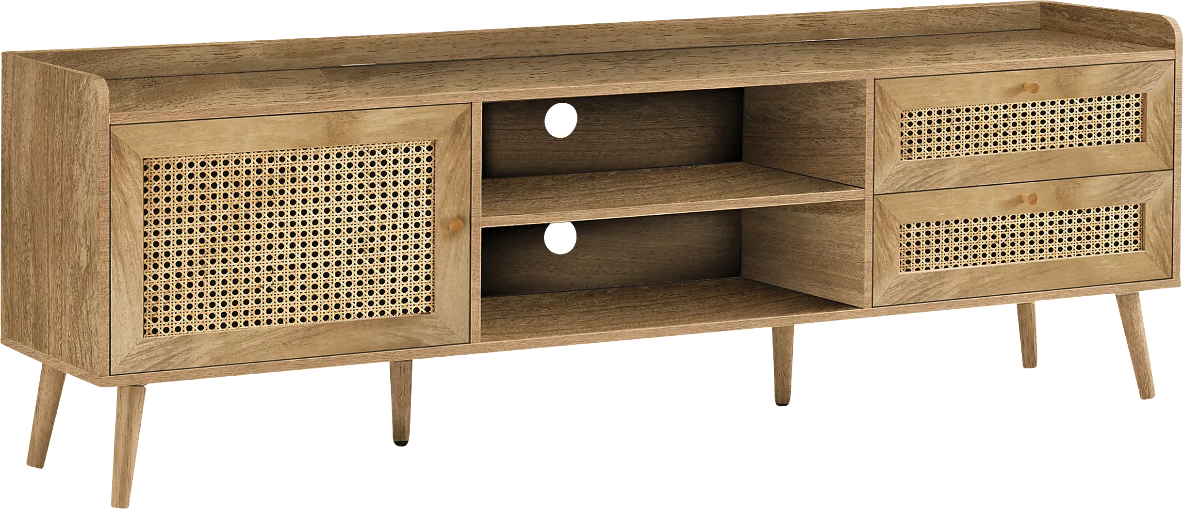 TwomeyWalnut72in.Console 1 TwomeyWalnut72in.Console