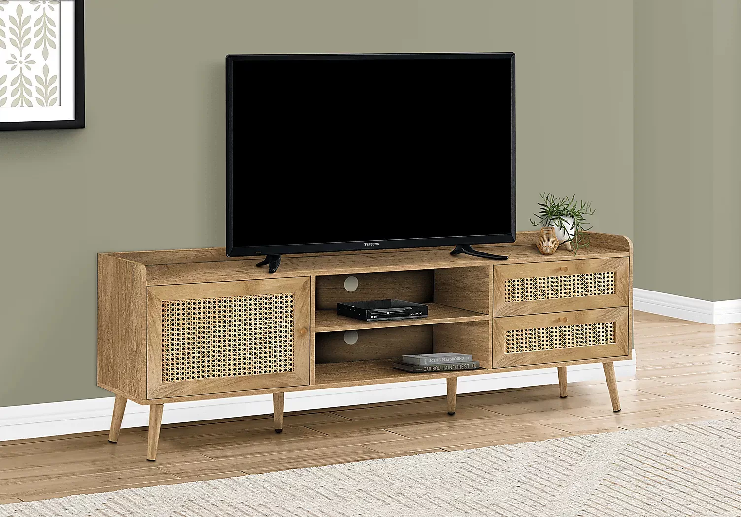 TwomeyWalnut72in.Console 2 TwomeyWalnut72in.Console