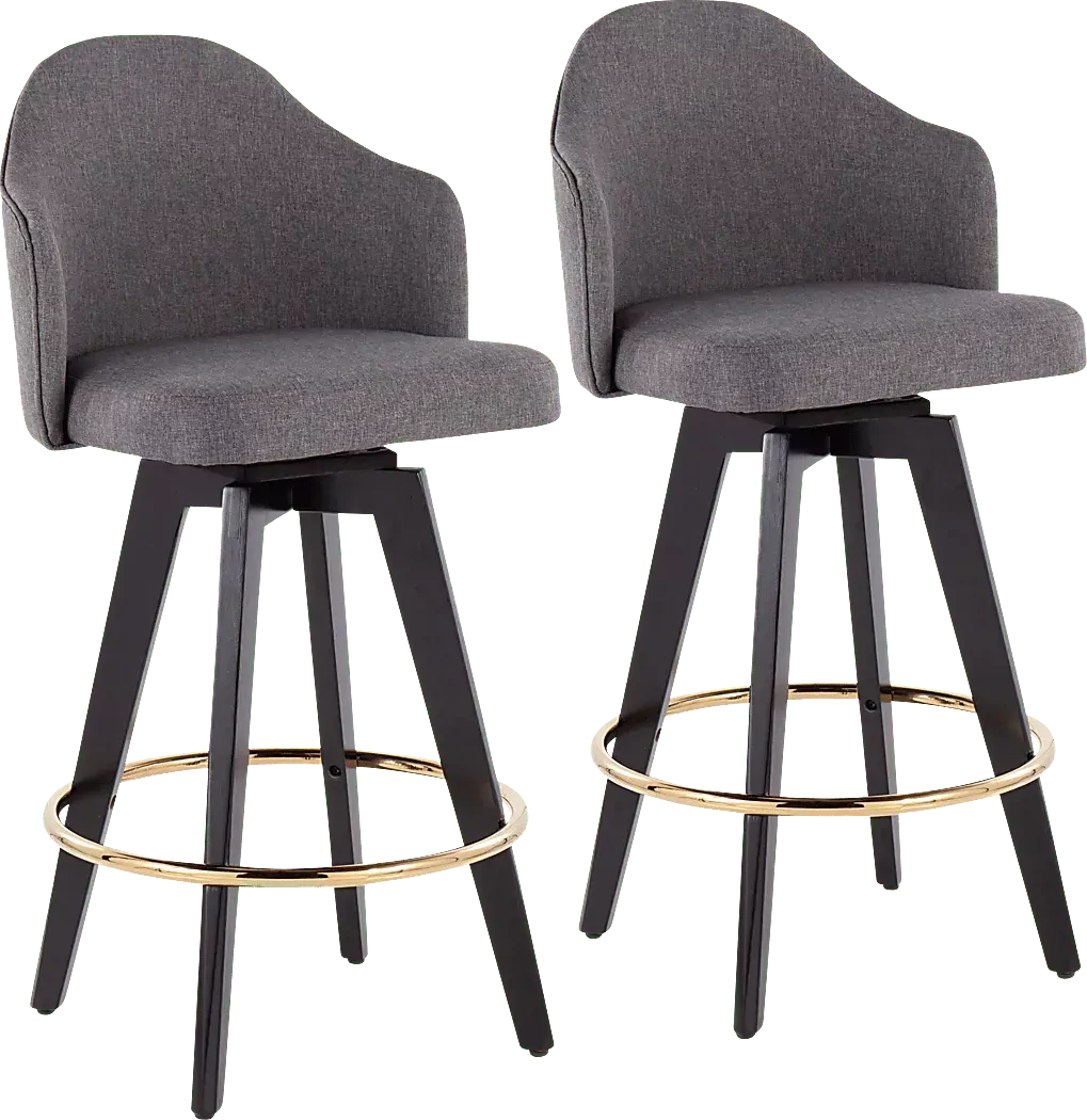 SandronIGrayCounterHeightStool,Setof2 1 SandronIGrayCounterHeightStool,Setof2