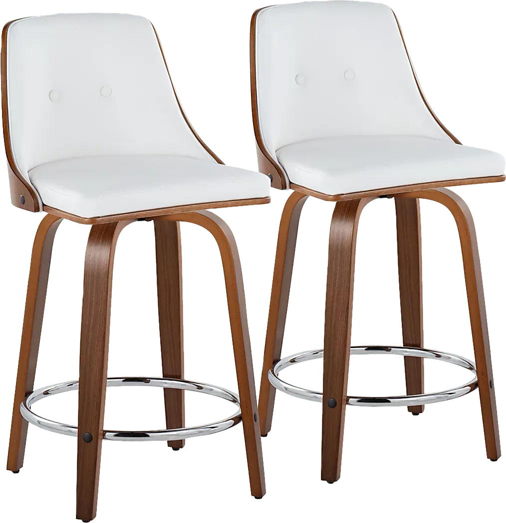 JessaminnesIWhiteSwivelCounterHeightStool,Setof2 1 JessaminnesIWhiteSwivelCounterHeightStool,Setof2