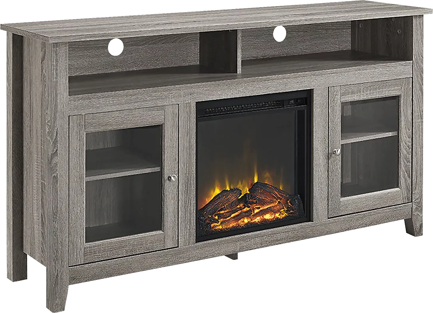 WinfieldTraceBrown58in.ConsolewithElectricFireplace