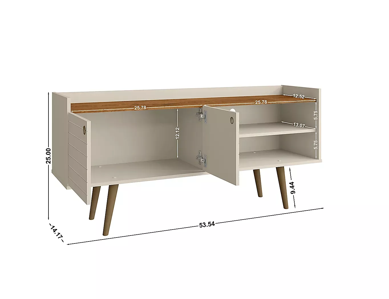 CorriedaleOff-White54in.Console 9 CorriedaleOff-White54in.Console