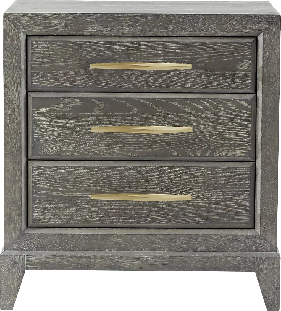 KaileyParkCharcoal7PcQueenPanelBedroom 9 KaileyParkCharcoal3DrawerNightstand
