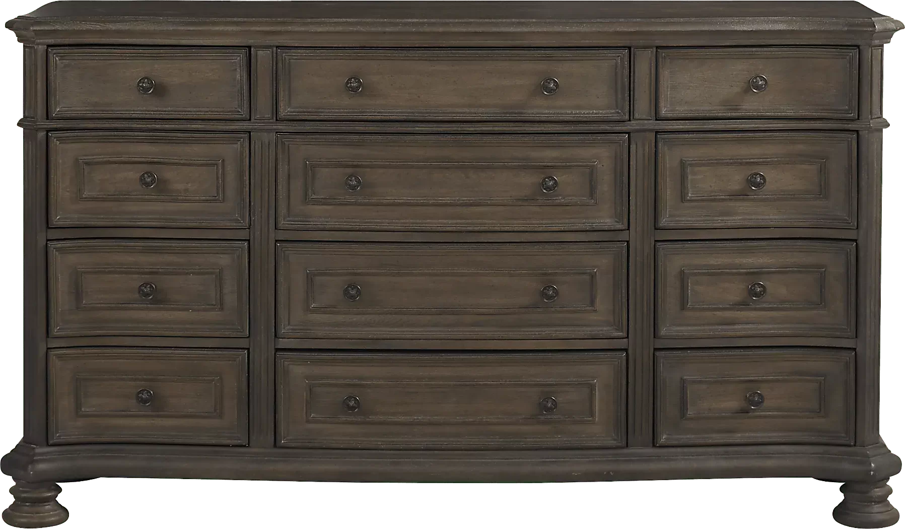 ArmitageDarkBrown5PcKingUpholsteredBedroom 8 ArmitageDarkBrownDresser
