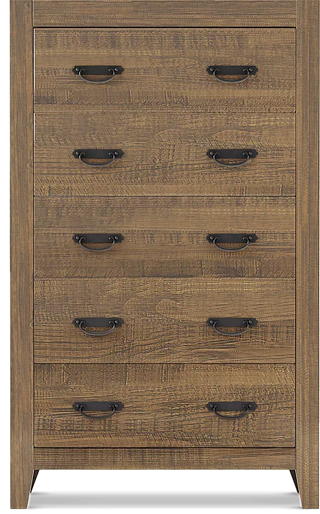PalmGroveBrown5PcQueenPanelBedroom 4 PalmGroveBrownChest