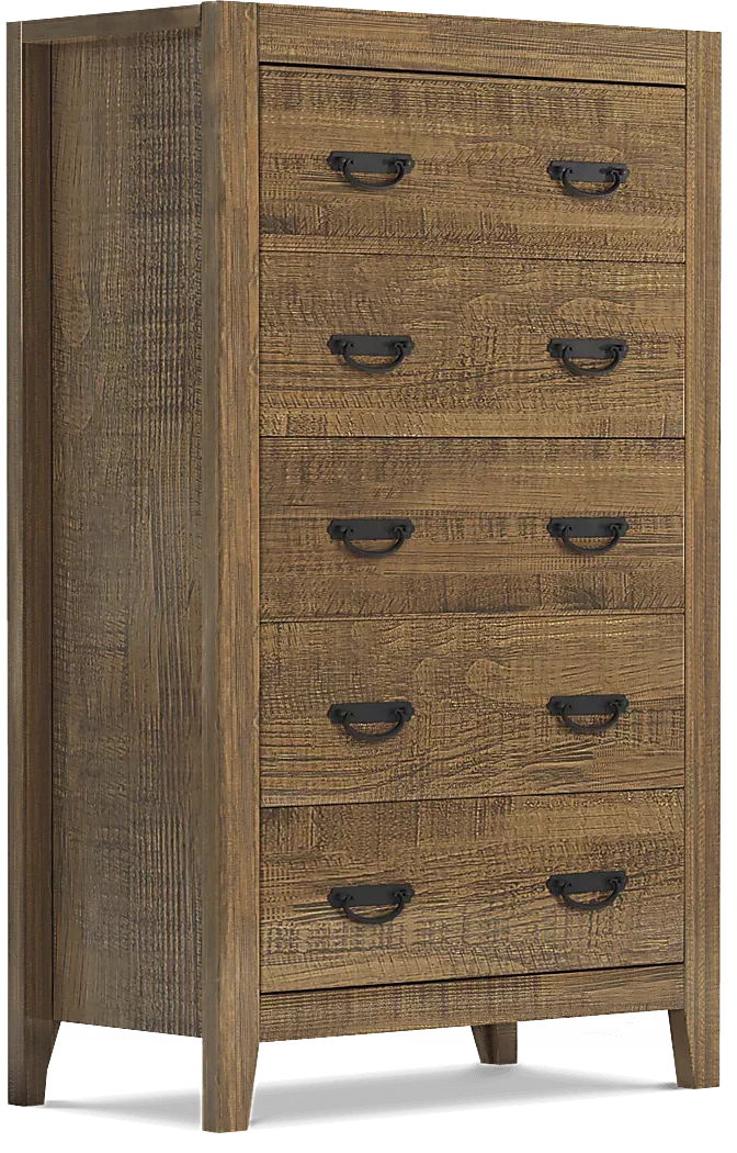 PalmGroveBrown5PcQueenPanelBedroom 5 PalmGroveBrownChest