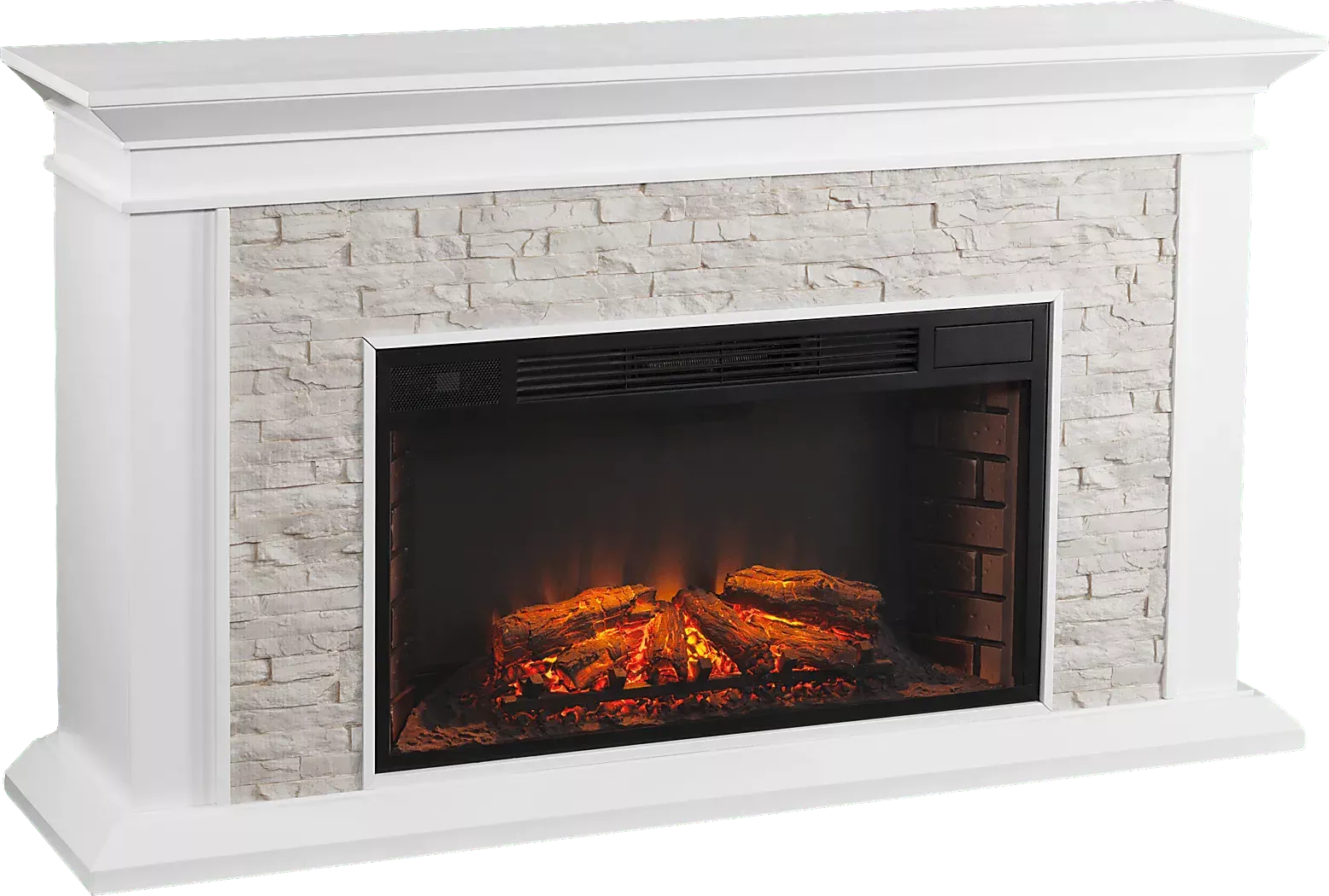 ClydebankWhite60in.ConsolewithElectricFireplace