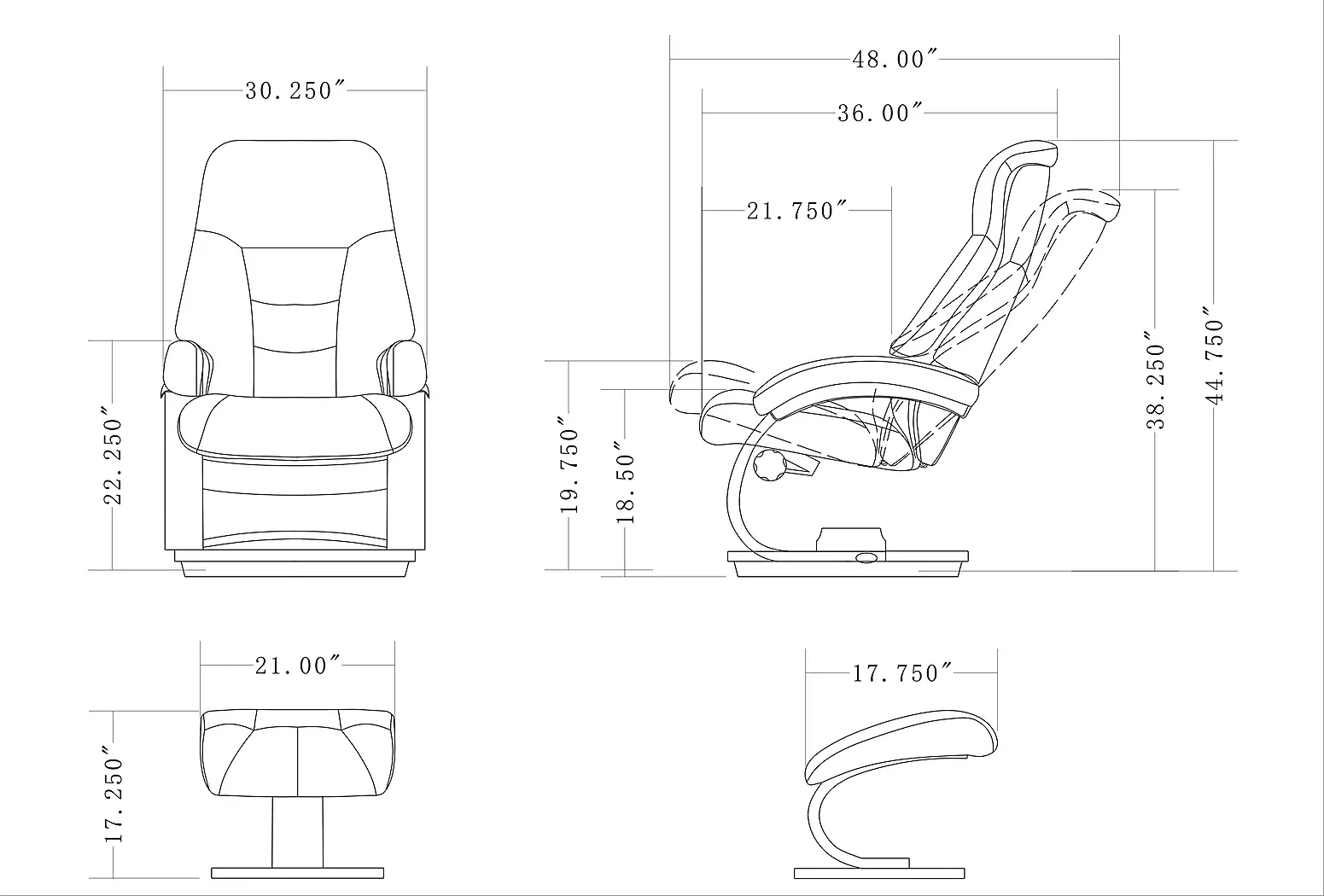 RobandManualRecliner 8 RobandManualRecliner