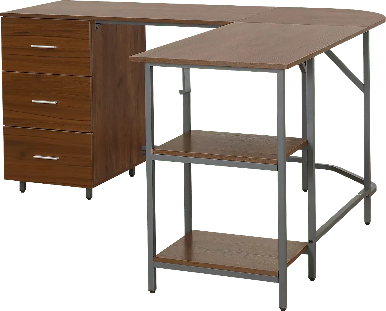 MilldesWalnutL-ShapedStorageDesk 12 MilldesWalnutL-ShapedStorageDesk