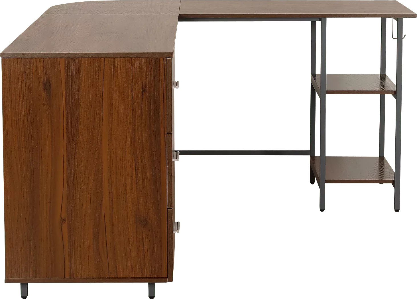 MilldesWalnutL-ShapedStorageDesk 9 MilldesWalnutL-ShapedStorageDesk