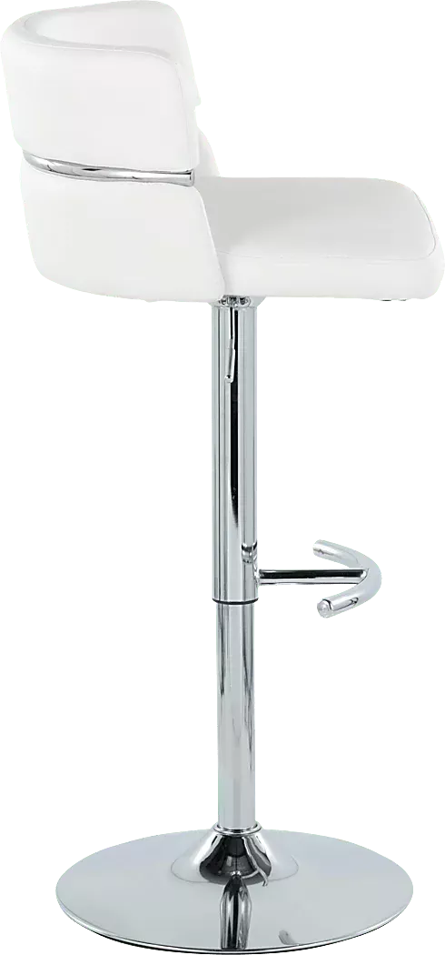 PercivaleIVWhiteAdjustableBarstool,Setof2 4 PercivaleIVWhiteAdjustableBarstool,Setof2