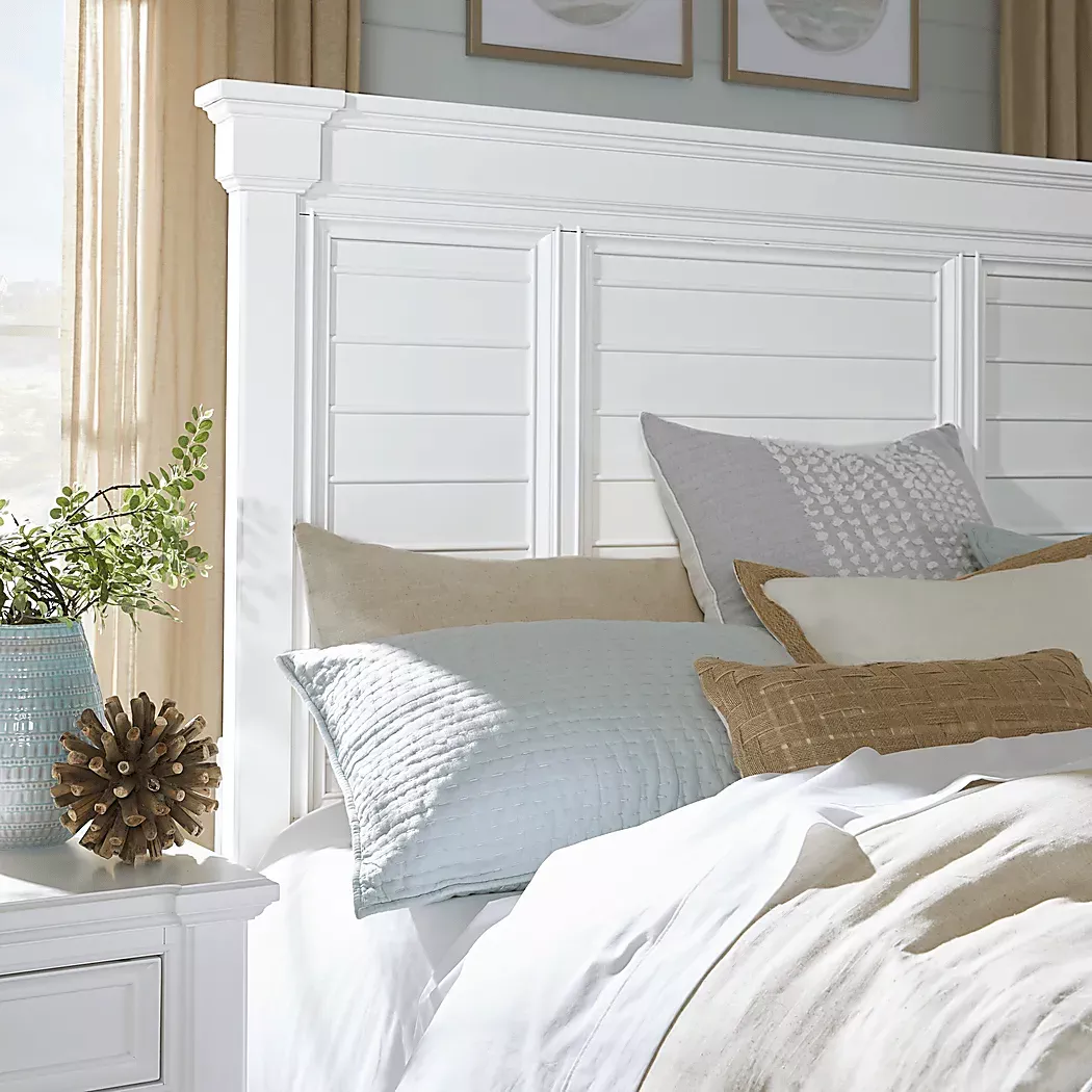 HiltonHeadWhite5PcKingPanelBedroom 3 HiltonHeadWhite5PcKingPanelBedroom