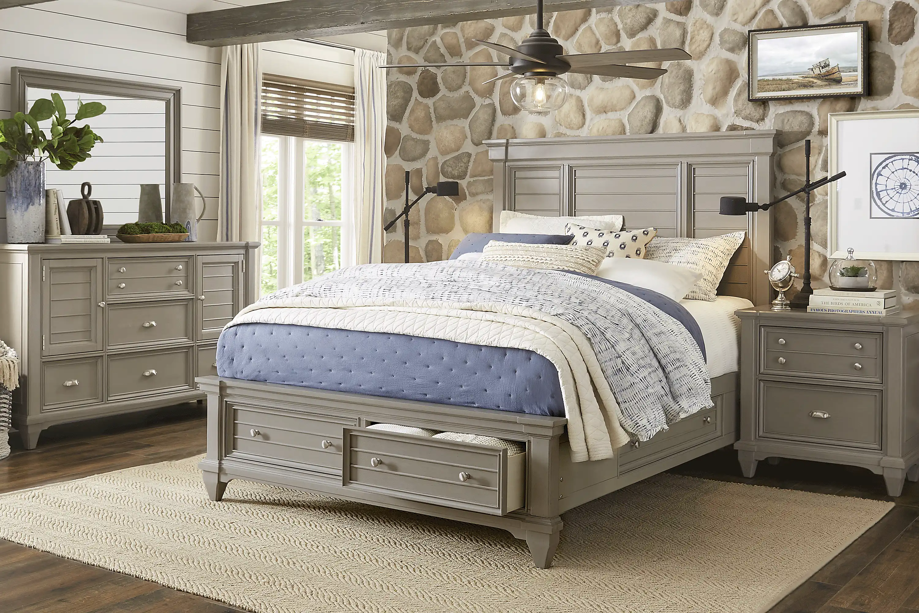 HiltonHeadGray5PcKingStorageBedroom 1 HiltonHeadGray5PcKingStorageBedroom
