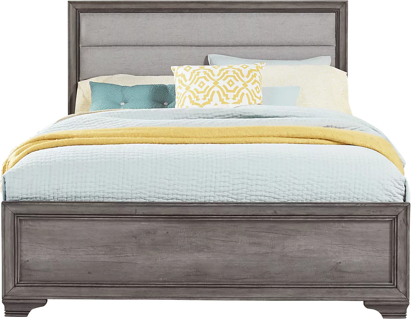 MarlowGray5PcQueenPanelBedroom 2 MarlowGray3PcQueenPanelBed