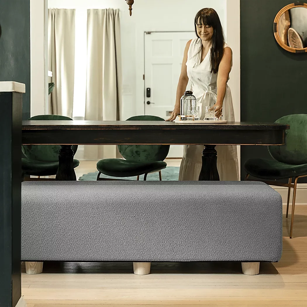 BellemereDarkGrayQueenBedBench 4 BellemereDarkGrayQueenBedBench
