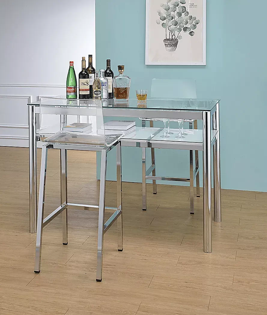 DixatoChromeBarStool,Setof2 3 DixatoChromeBarStool,Setof2
