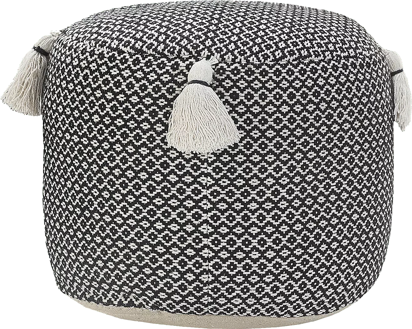 JasellaBlack/WhitePouf 4 JasellaBlack/WhitePouf