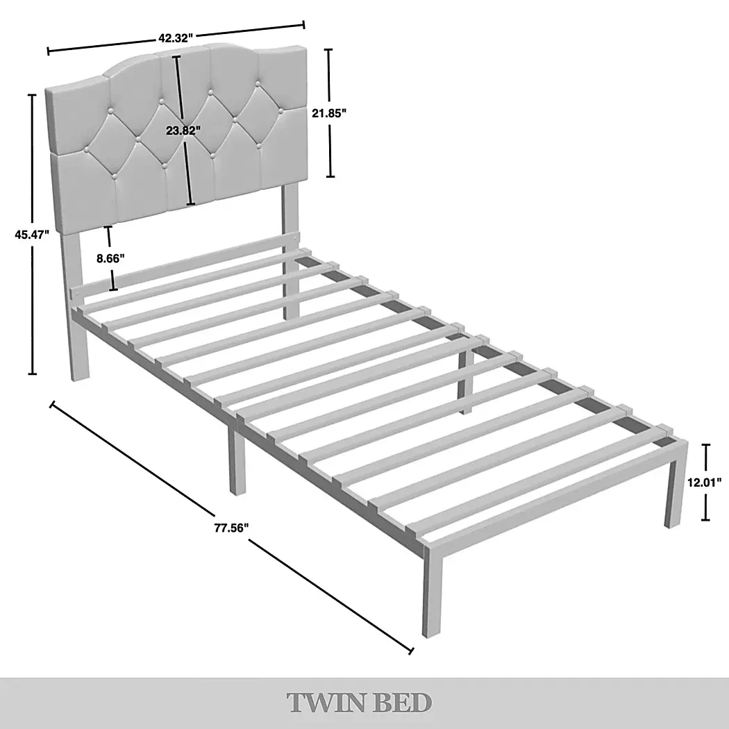 LevesonBlackTwinBed 5 LevesonBlackTwinBed