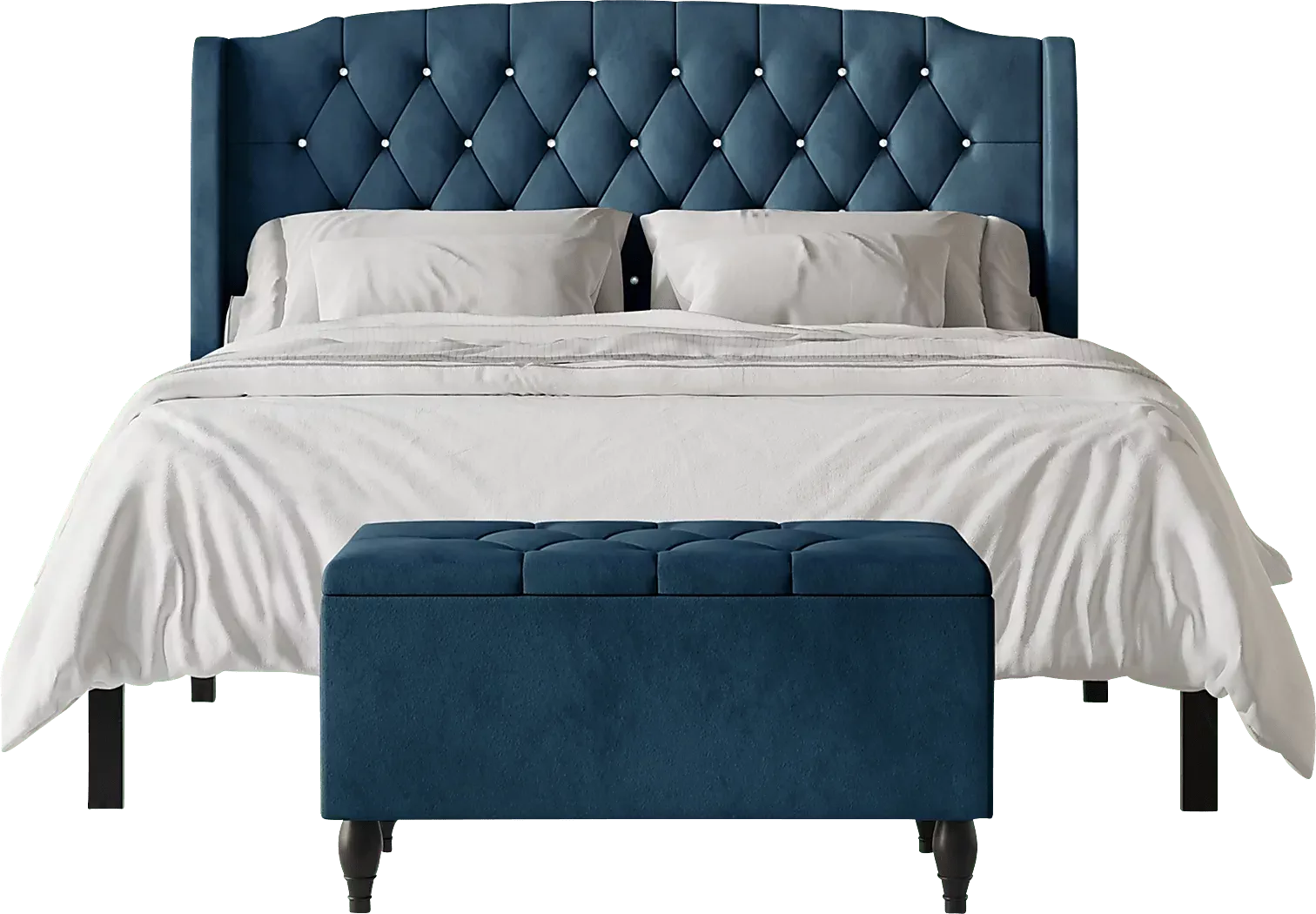 MalachiBlueKingBedwithStorage 3 MalachiBlueKingBedwithStorage