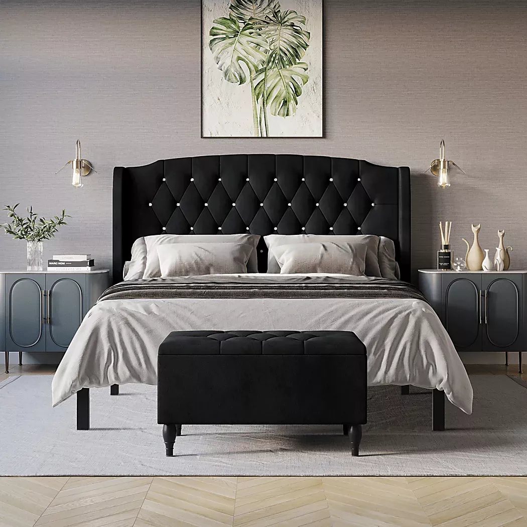 MalachiBlackQueenBedwithStorage 2 MalachiBlackQueenBedwithStorage