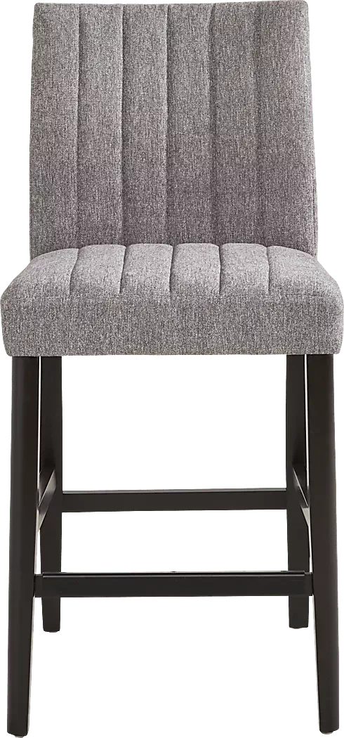 JarvisWhite5PcCounterHeightDiningRoomwithGraySideChairs 4 JarvisGrayCounterStool