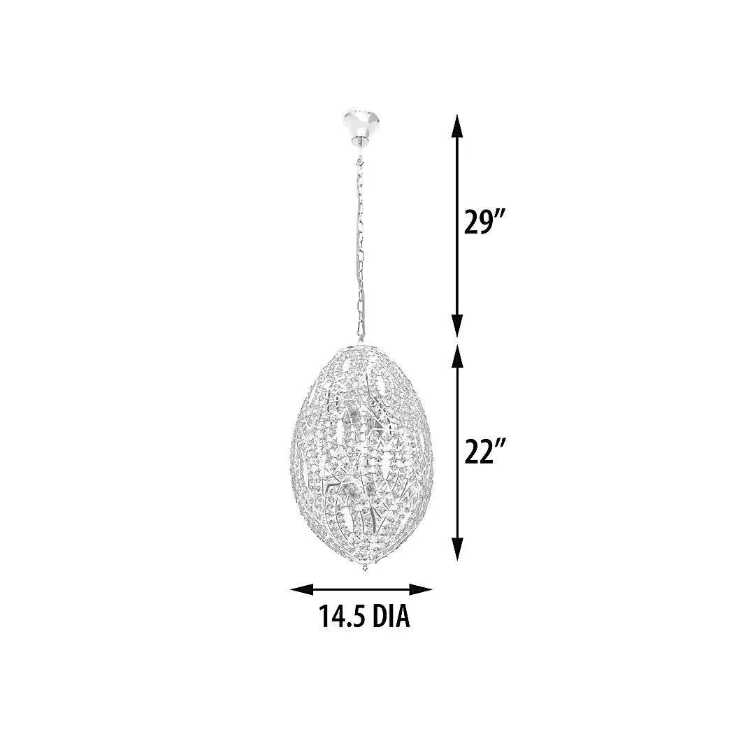 EddingtonSilverChandelier 7 EddingtonSilverChandelier