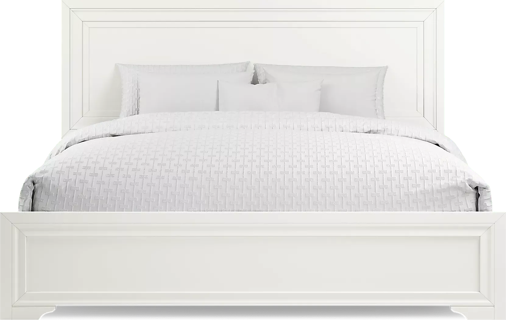 BelcourtWhite3PcKingPanelBed 3 BelcourtWhite3PcKingPanelBed