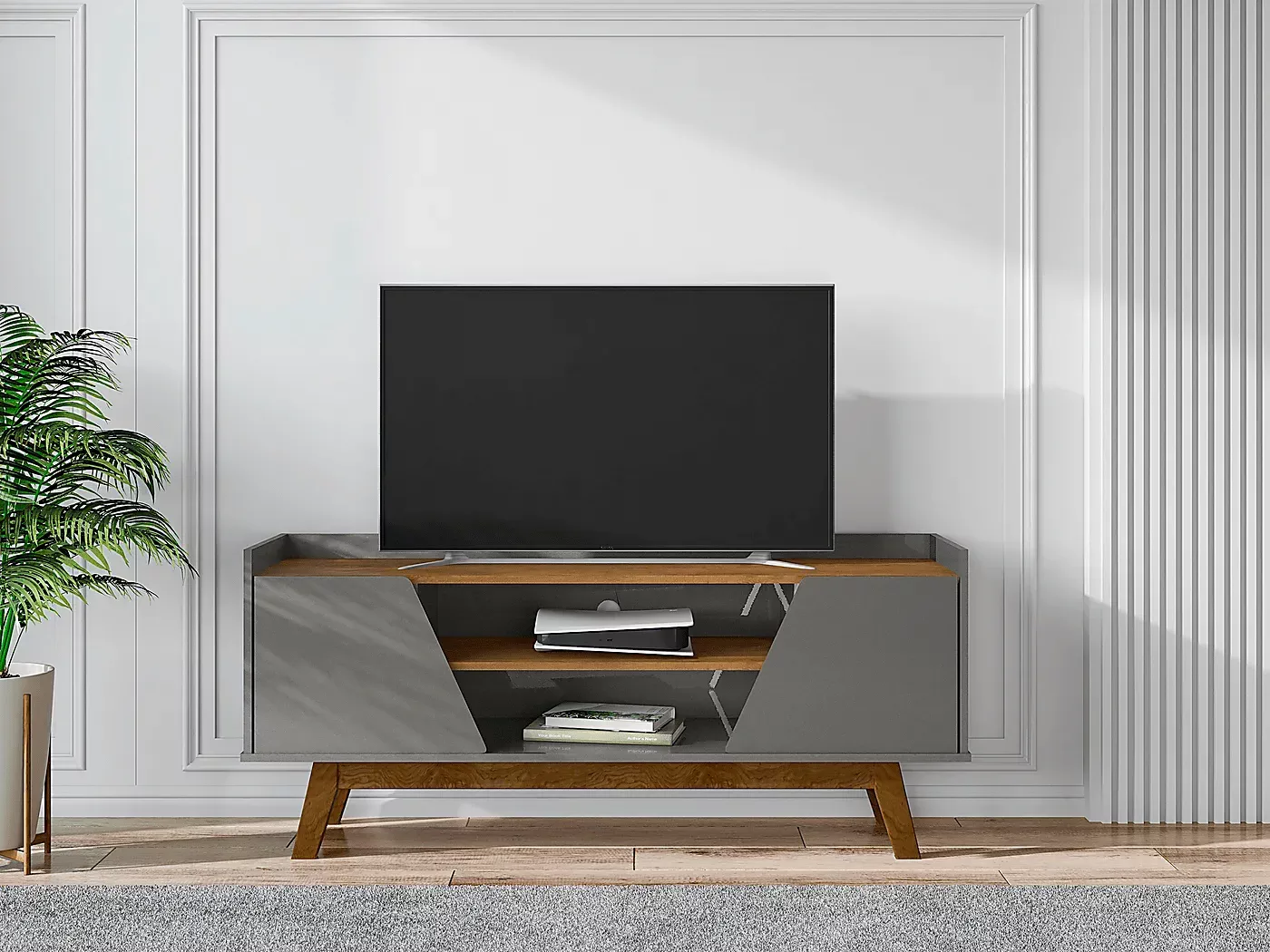 CaugheyIGray53.5in.Console 2 CaugheyIGray53.5in.Console