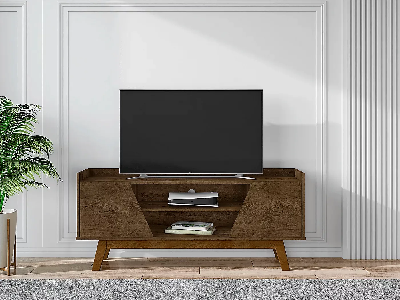 CaugheyIBrown53.5in.Console 2 CaugheyIBrown53.5in.Console