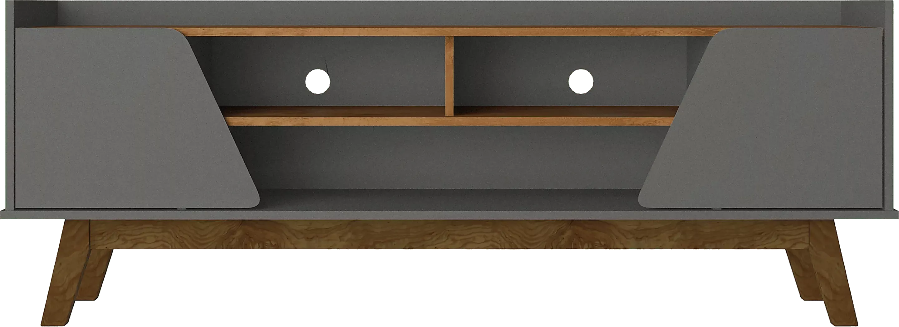 CaugheyIIGray63in.Console 1 CaugheyIIGray63in.Console