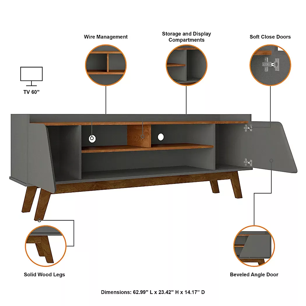 CaugheyIIGray63in.Console 8 CaugheyIIGray63in.Console