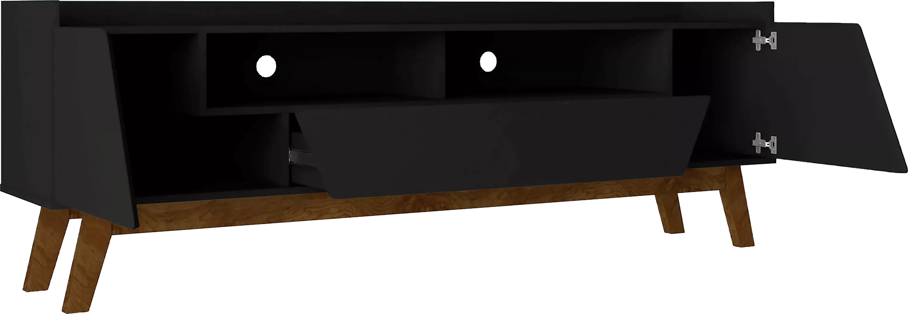 CaugheyIIIBlack71in.Console 4 CaugheyIIIBlack71in.Console