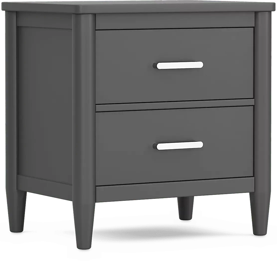KidsModernColorsIronOreNightstand 2 KidsModernColorsIronOreNightstand