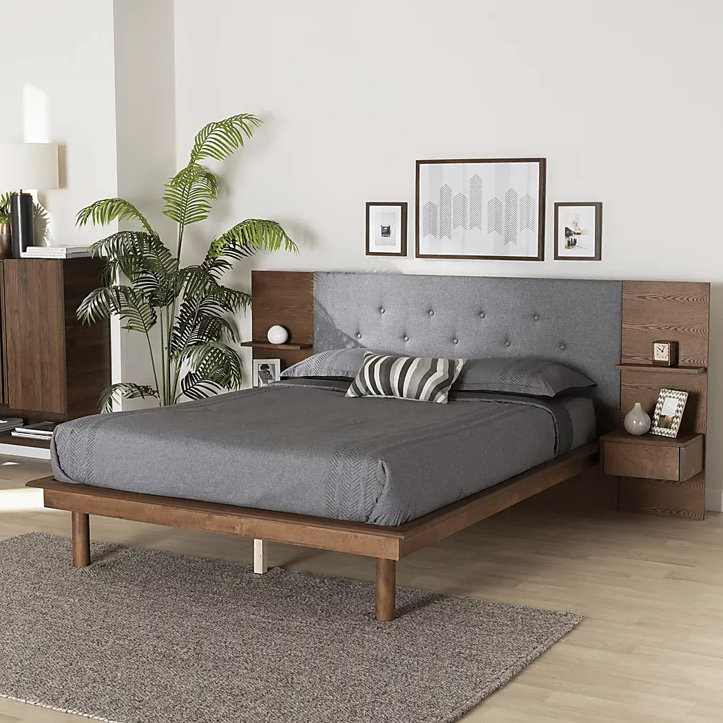 IhrigBrownKingBedwithNightstands 2 IhrigBrownKingBedwithNightstands
